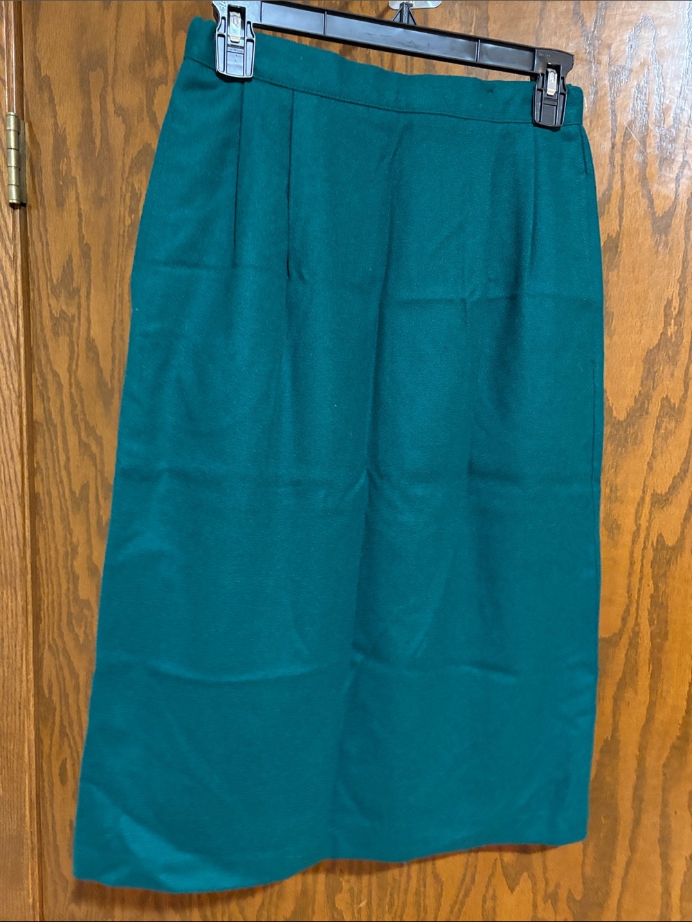 Green Vintage wool skirt